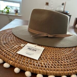Lack of Color Moss Zulu 100% Australian Wool Fedora hat, new never worn